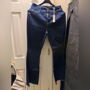 Navy Flare Women's Jeans